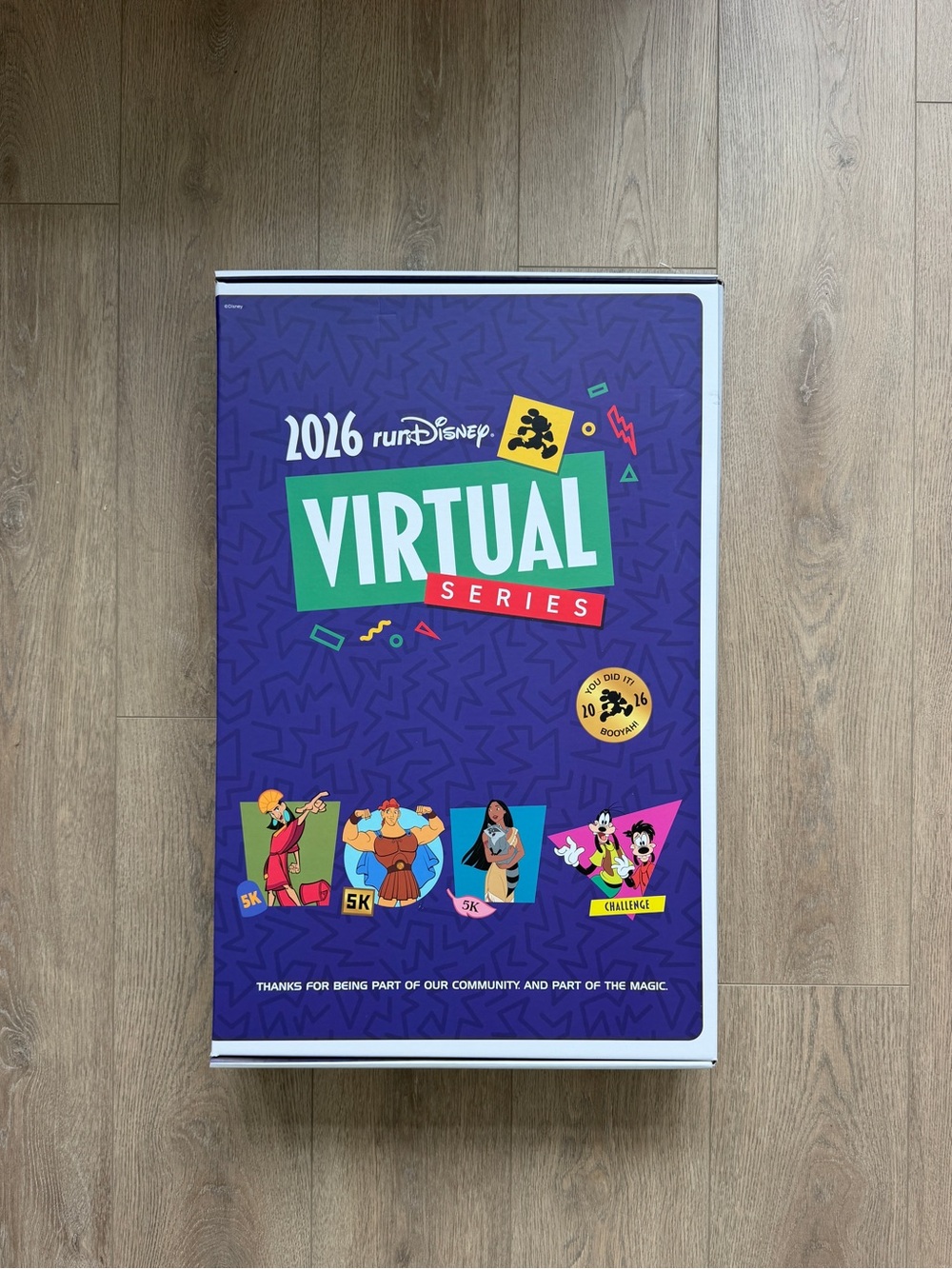 2026 runDisney An Extremely Goofy Virtual Challenge Collector Box